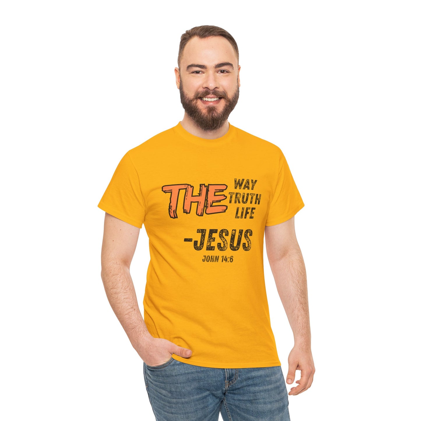 The Way Truth Life - Jesus John 14:6 Christian T-Shirt