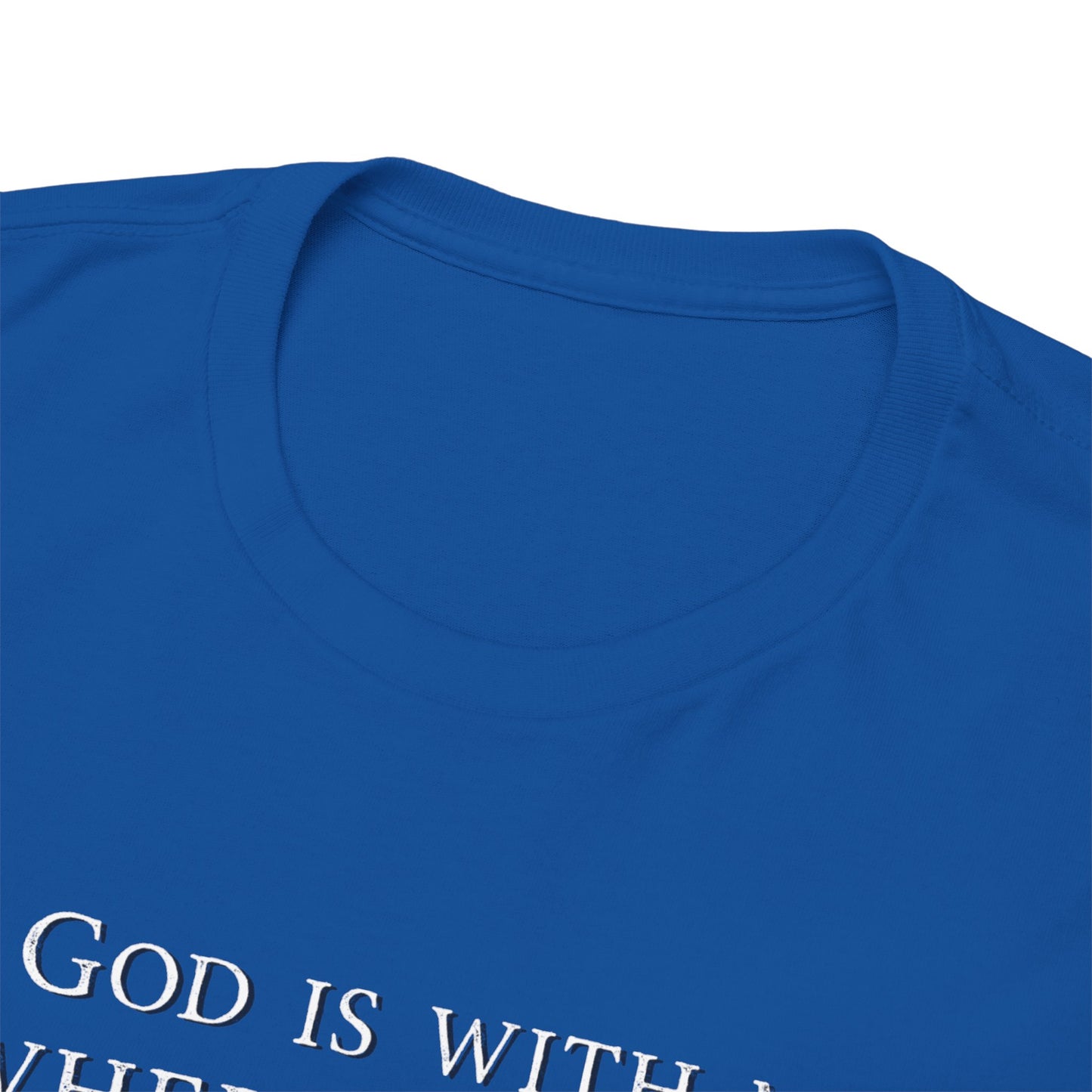 God Is With Me Tee — Joshua 1:9 Inspirational Christian T‑Shirt