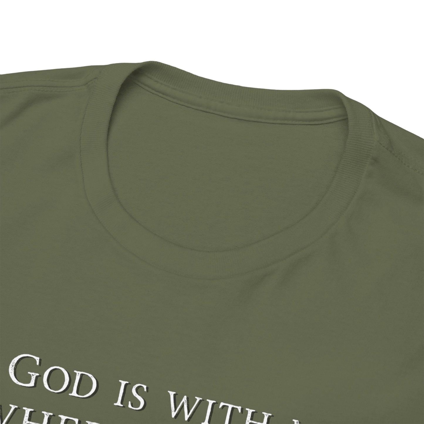 God Is With Me Tee — Joshua 1:9 Inspirational Christian T‑Shirt