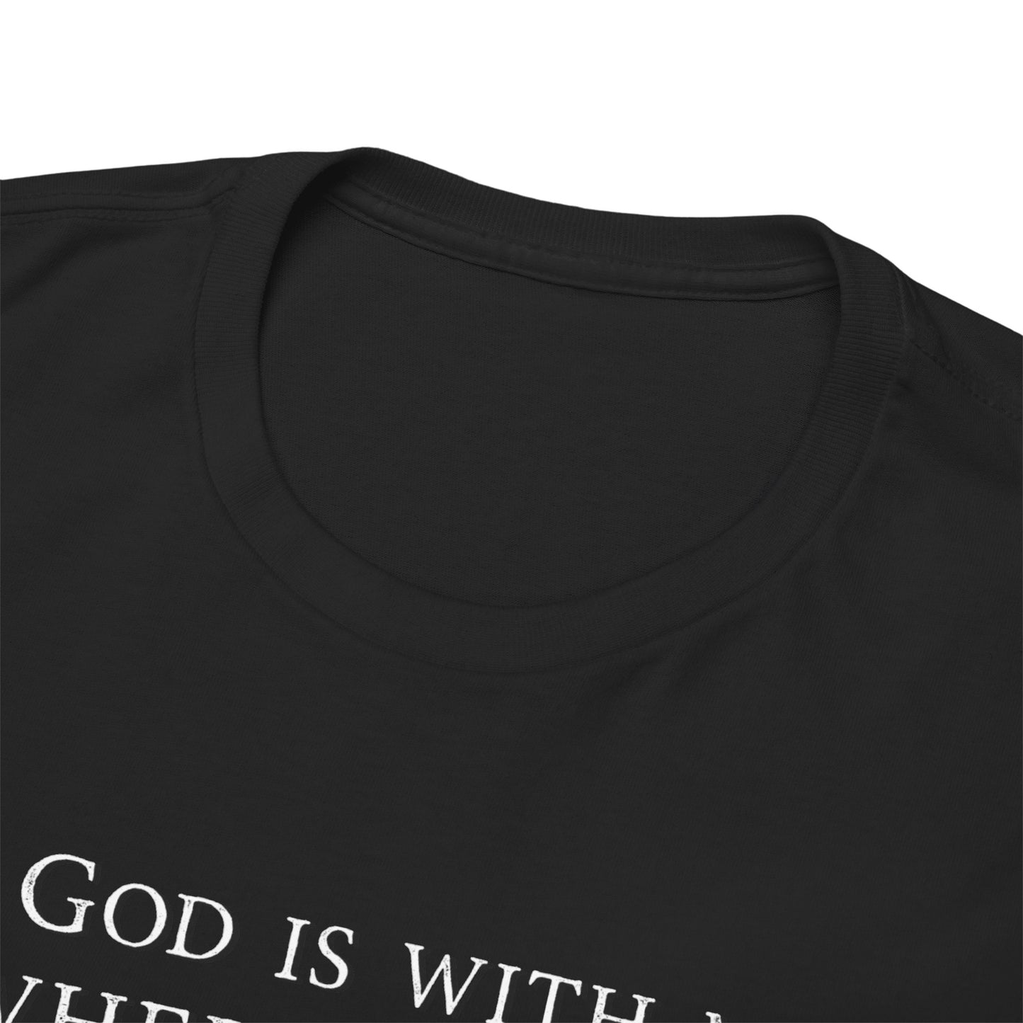 God Is With Me Tee — Joshua 1:9 Inspirational Christian T‑Shirt