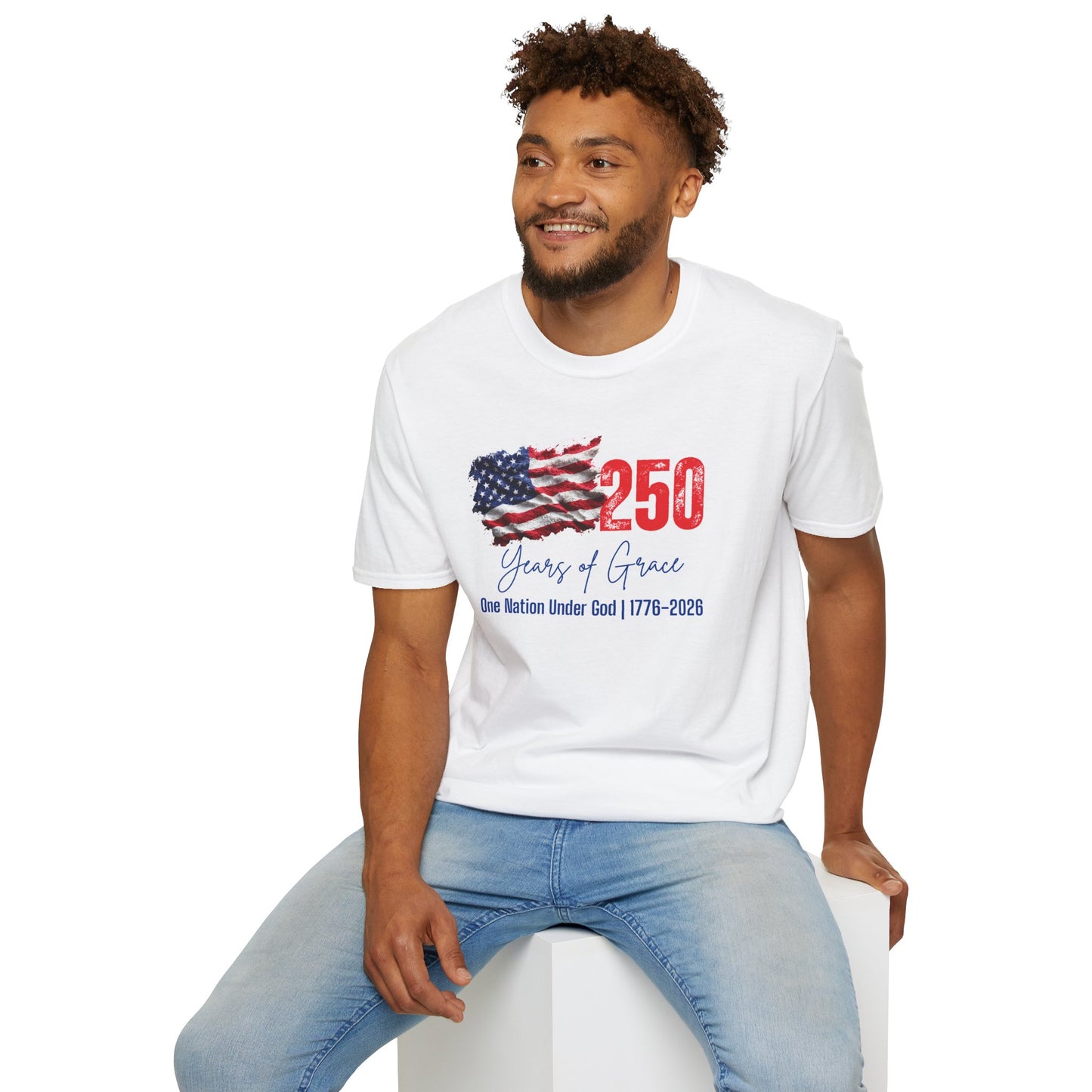 250 Years of Grace T-Shirt — One Nation Under God 1776–2026 Patriotic Tee