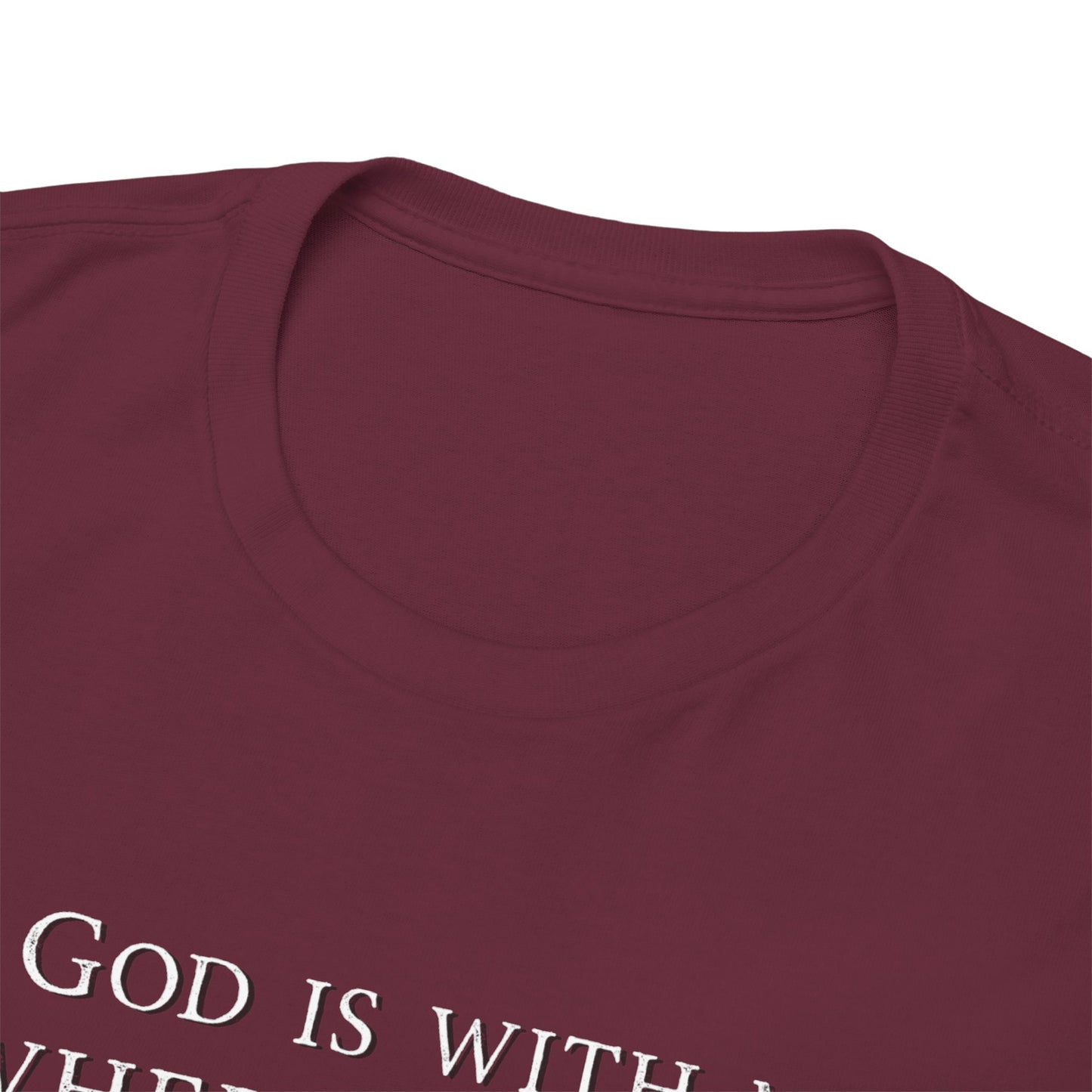 God Is With Me Tee — Joshua 1:9 Inspirational Christian T‑Shirt