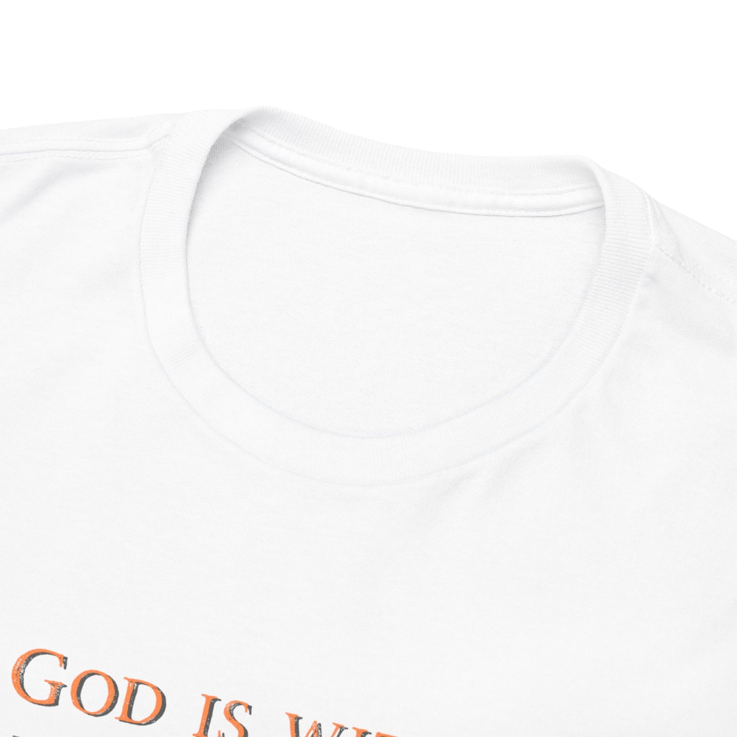 Joshua 1:9 Christian T‑Shirt – "God Is With Me Wherever I Go" Faith Tee