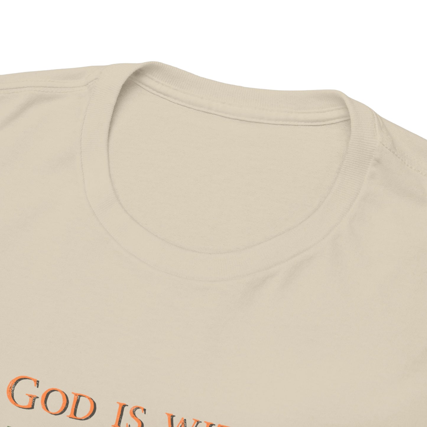 Joshua 1:9 Christian T‑Shirt – "God Is With Me Wherever I Go" Faith Tee