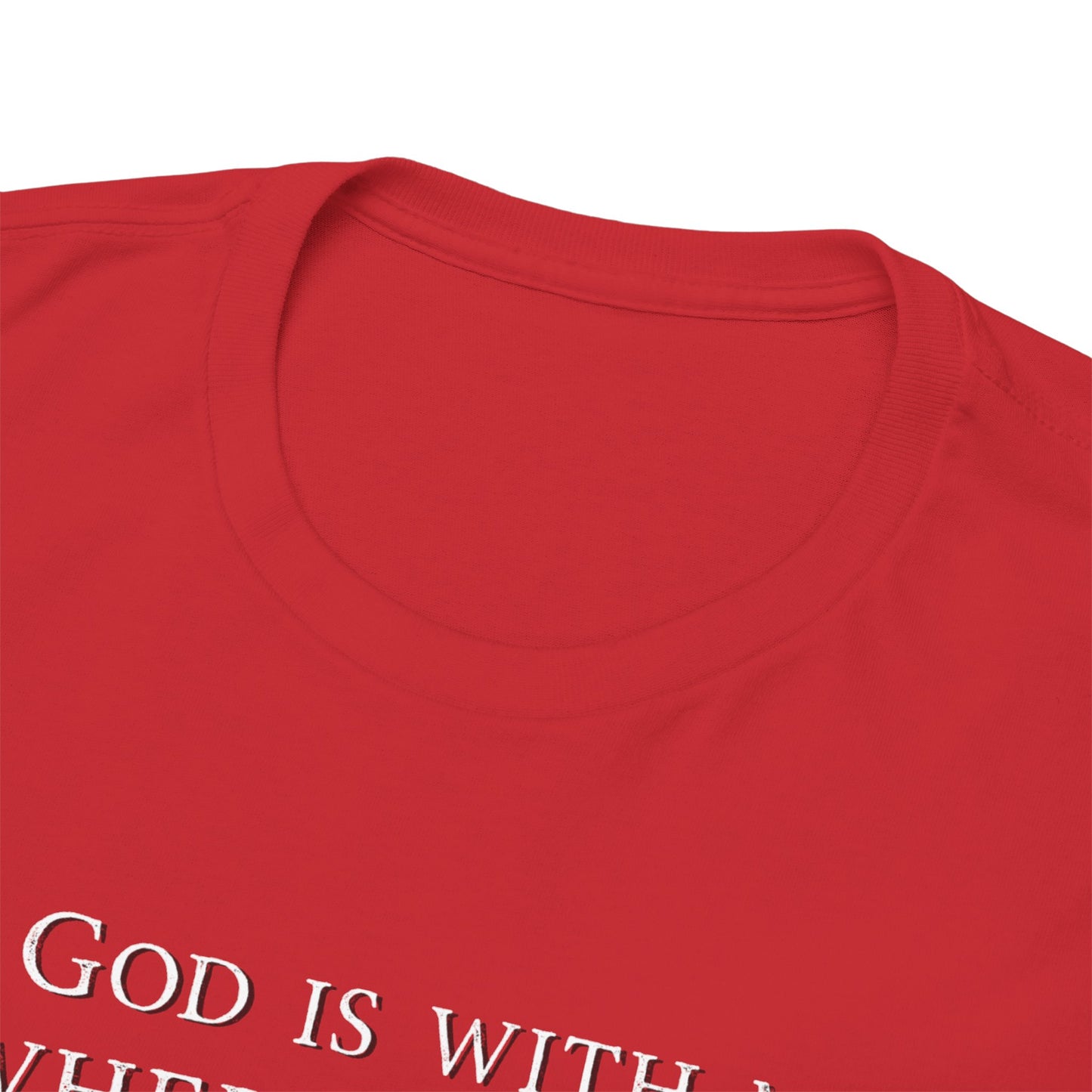 God Is With Me Tee — Joshua 1:9 Inspirational Christian T‑Shirt