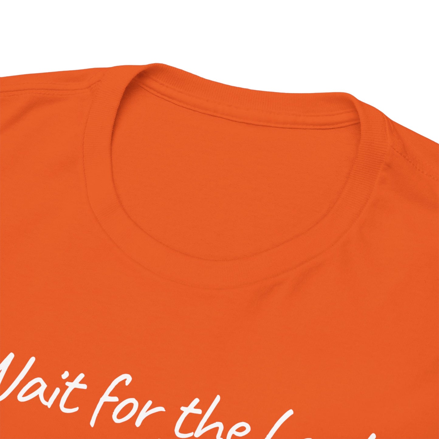 Faith T-Shirt — "Wait for the Lord & Gain New Strength" Isaiah 40:31 Christian Tee