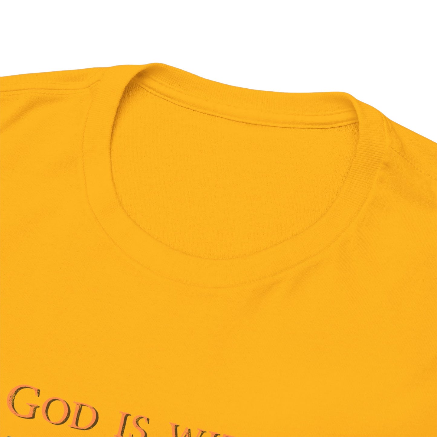 Joshua 1:9 Christian T‑Shirt – "God Is With Me Wherever I Go" Faith Tee