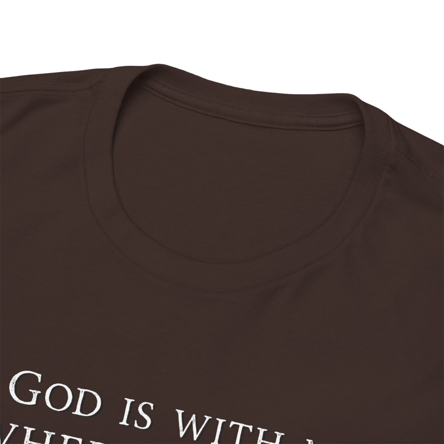 God Is With Me Tee — Joshua 1:9 Inspirational Christian T‑Shirt