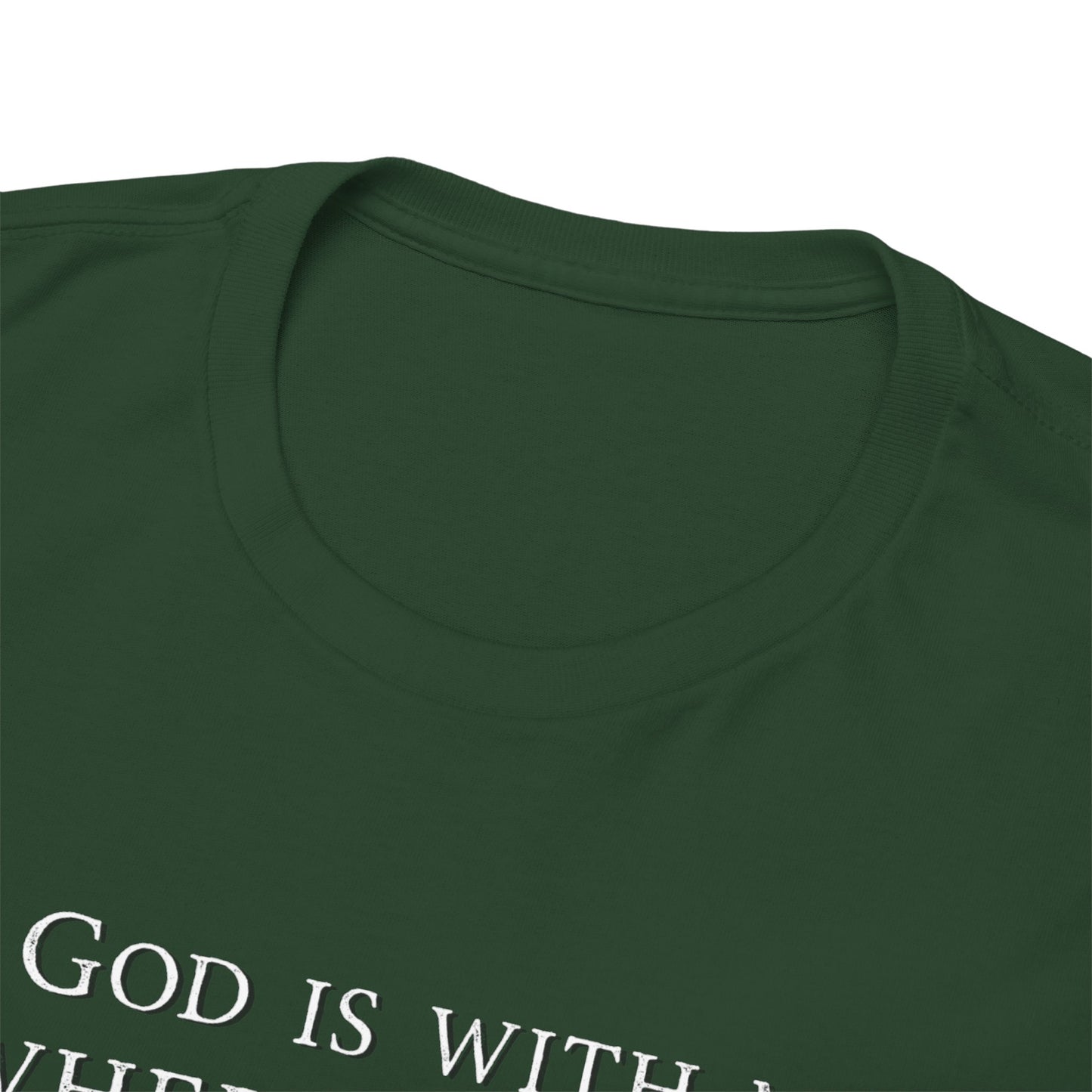 God Is With Me Tee — Joshua 1:9 Inspirational Christian T‑Shirt