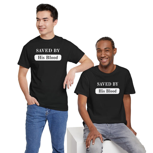 Saved By His Blood Christian T‑Shirt